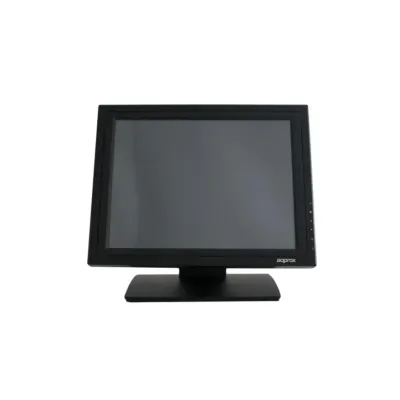 Approx APPMT15W5 Monitor 15" Táctil para TPV Negro