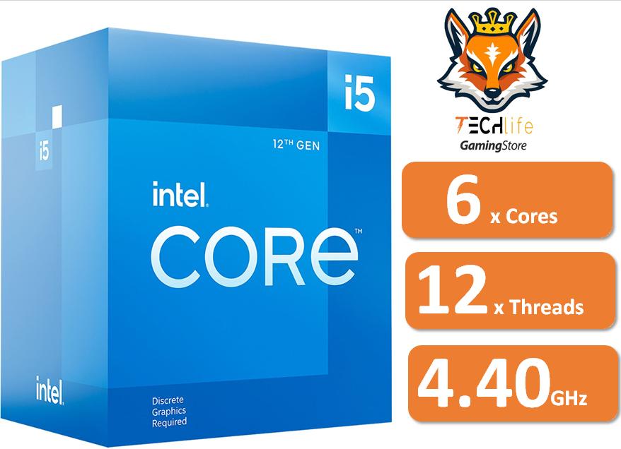 Intel Core i5-12400F 6x Cores a 2.50Ghz/4.4Ghz 18MB Socket 1700 | T...