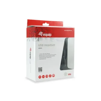 Equip 245301 Auriculares USB con Micrófono
