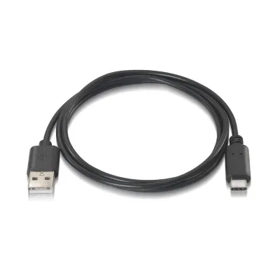 Aisens Cable USB 2.0 Tipo C a USB Tipo A 1m Negro