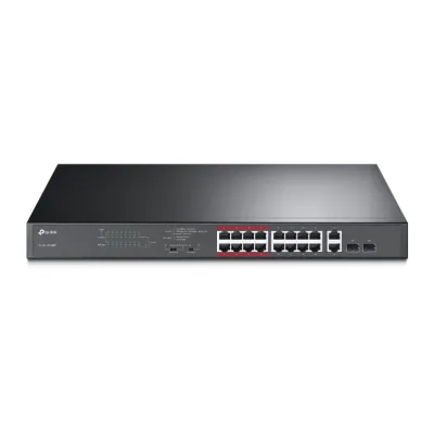 TP-Link TL-SL1218MP Switch 16 Puertos PoE+ + 2 Puertos Gigabit TP-Link TL-SL1218MP Switch 16 Puertos PoE+ + 2 Puertos Gigabit