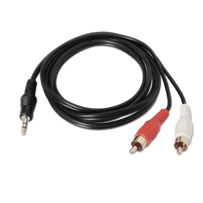 Cable Estéreo Aisens A128-0147/ Jack 3.5 Macho - 2x RCA Macho/ Cable Estéreo Aisens A128-0147/ Jack 3.5 Macho - 2x RCA Macho/