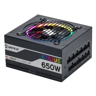 UNYKAch Atilius RGB Fuente de Alimentación 650W Eficiencia 90%