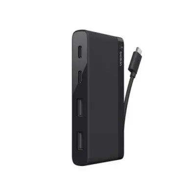 Belkin F4U090btBLK Minihub 4 Puertos USB-C/USB-A