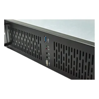 UNYKAch UK 2129 Caja Rack 19" 2U Negra Sin Fuente
