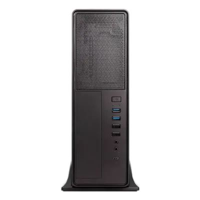 UNYKAch UK2010 Caja PC USB-C 3.1 Negra + Fuente de Alimentación