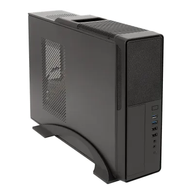UNYKAch UK2010 Caja PC USB-C 3.1 Negra + Fuente de Alimentación