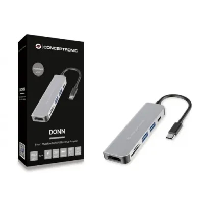 Conceptronic DONN Adaptador Hub USB-C a HDMI/USB-C/USB Conceptronic DONN Adaptador Hub USB-C a HDMI/USB-C/USB