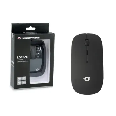 Conceptronic LORCAN01B Ratón Bluetooth 1600DPI Negro Conceptronic LORCAN01B Ratón Bluetooth 1600DPI Negro