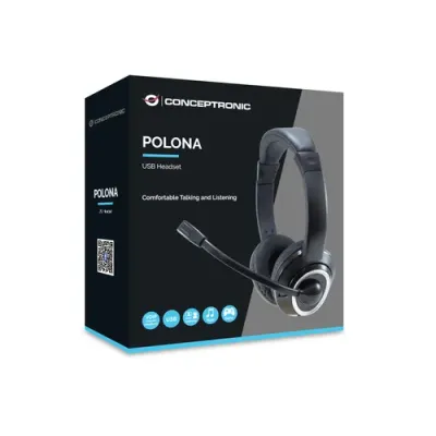 Conceptronic Polona Auriculares USB Negros Conceptronic Polona Auriculares USB Negros