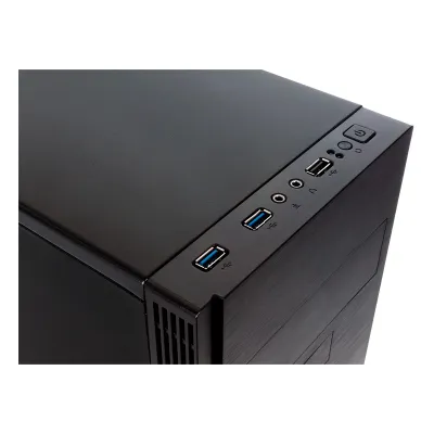 UNYKAch Grey Rain Caja PC Micro ATX EVO USB 3.0 Negra + Fuente