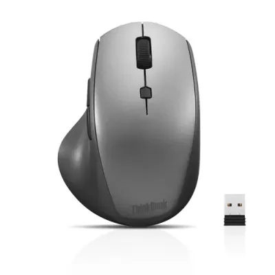 Lenovo ThinkBook Ratón Óptico Inalámbrico 2400DPI Gris Lenovo ThinkBook Ratón Óptico Inalámbrico 2400DPI Gris