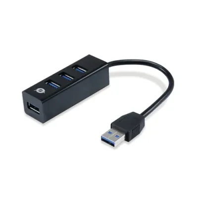 Conceptronic Hubbies Concentrador USB 3.0 x4 con Adaptador OTG Conceptronic Hubbies Concentrador USB 3.0 x4 con Adaptador OTG