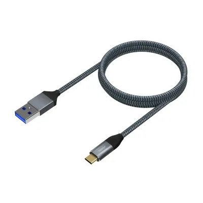 Aisens Cable USB 3.1 a USB-C Macho/Macho 2m Gris