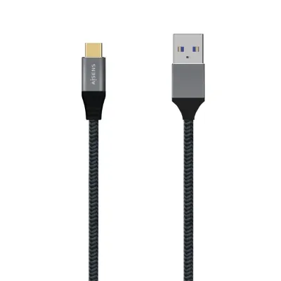 Aisens Cable USB 3.1 a USB-C Macho/Macho 2m Gris
