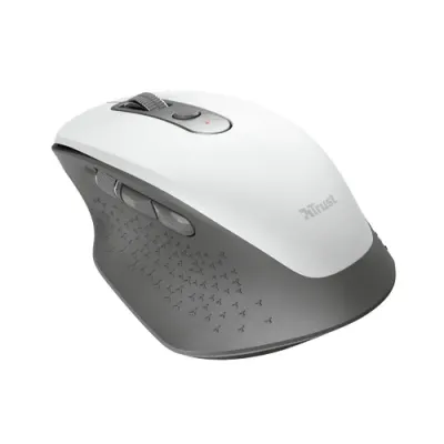 Trust Ozaa Ratón Ergonómico Inalámbrico 2400DPI Blanco