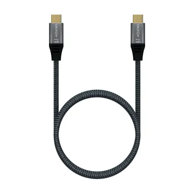 Aisens Cable USB-C 3.2 Macho/Macho 2m Gris