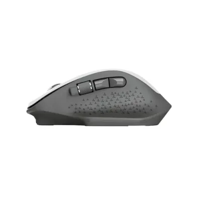 Trust Ozaa Ratón Ergonómico Inalámbrico 2400DPI Blanco