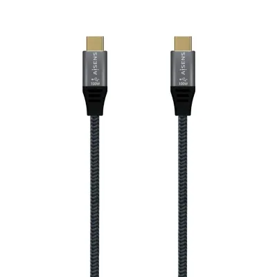 Aisens Cable USB-C 3.2 Macho/Macho 2m Gris