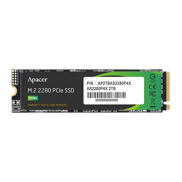 Apacer AS2280P4X 1TB SSD M.2 2280 PCIe Gen3x4