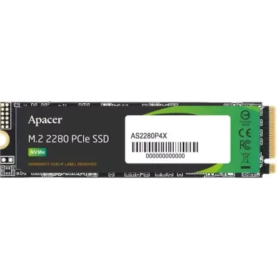 Apacer AS2280P4X NVMe SSD 512GB PCIe 3.0 2100MB/sM.2 2280 Apacer AS2280P4X NVMe SSD 512GB PCIe 3.0 2100MB/sM.2 2280
