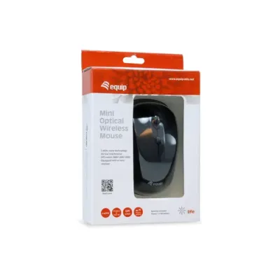 Equip Life Ratón Óptico Wireless Negro