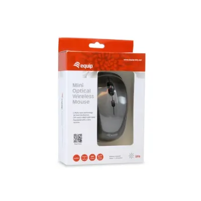 Equip Life Ratón Óptico Wireless Gris