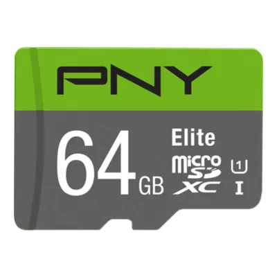 PNY Elite microSDXC 64GB UHS-I Clase 10 PNY Elite microSDXC 64GB UHS-I Clase 10