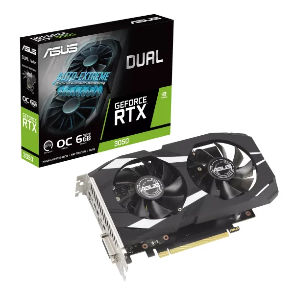 Asus Dual GeForce RTX 3050 OC 6GB GDDR6