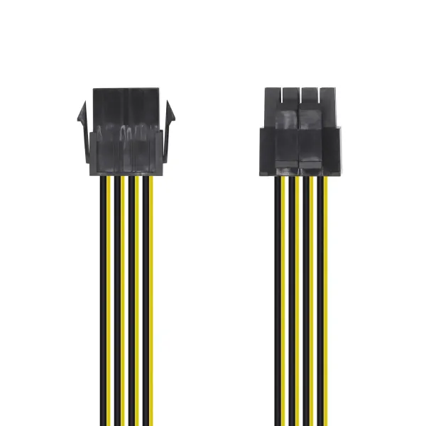 Aisens Cable de Alimentación 4+4 Pines a 8 Pines Macho/Hembra 30cm