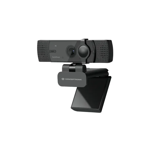 Conceptronic AMDIS07B Webcam 4K con Doble Micrófono