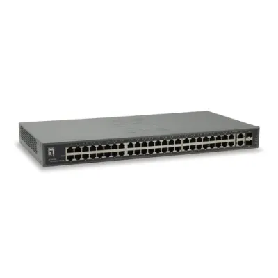 Switch Level One 50-port Fast Ethernet Switch, 2 X Gigabit Switch Level One 50-port Fast Ethernet Switch, 2 X Gigabit