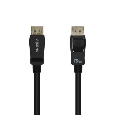 Aisens Cable Displayport V1.4 Macho/Macho 2m Negro