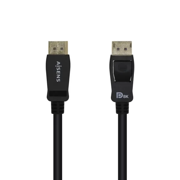 Aisens Cable Displayport V1.4 Macho/Macho 2m Negro