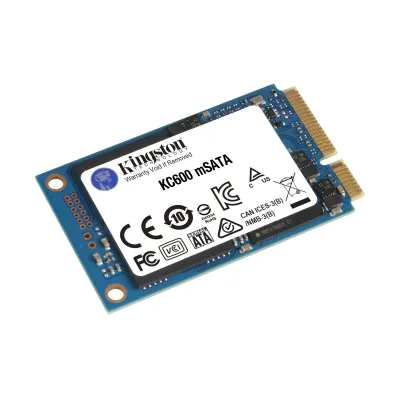 Kingston KC600 SSD 256GB mSATA 6GB/s a 550MB/s 3D TLC NAND