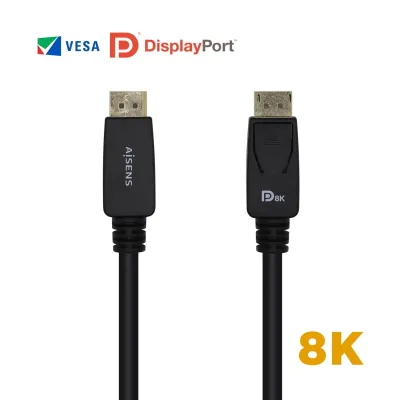 Aisens Cable Displayport V1.4 Macho/Macho 3m Negro