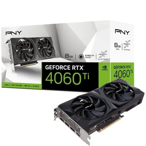PNY GeForce RTX 4060 Ti VERTO Dual Fan 8GB GDDR6 DLSS3