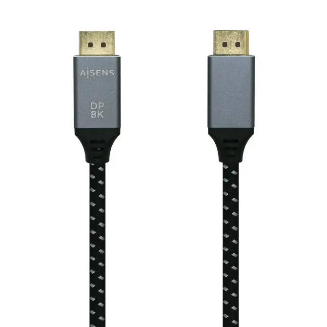 Aisens Cable Displayport V1.4 Macho/Macho 50cm Gris