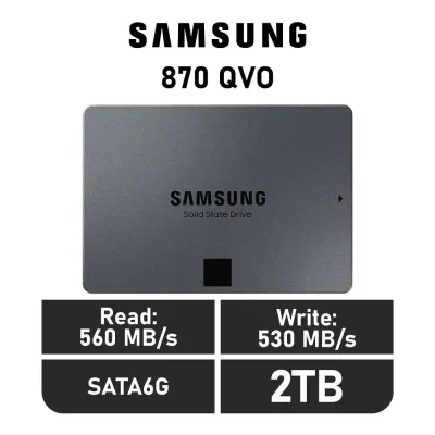 Samsung 870 QVO SSD 2TB SATA 3 Samsung 870 QVO SSD 2TB SATA 3