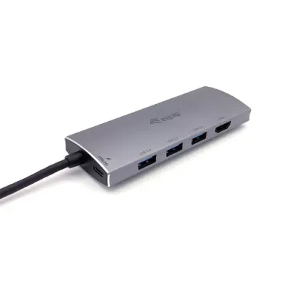 Equip 7en1 Hub USB-C a USB 3.0/ HDMI/ USB-C PD/ SD Equip 7en1 Hub USB-C a USB 3.0/ HDMI/ USB-C PD/ SD