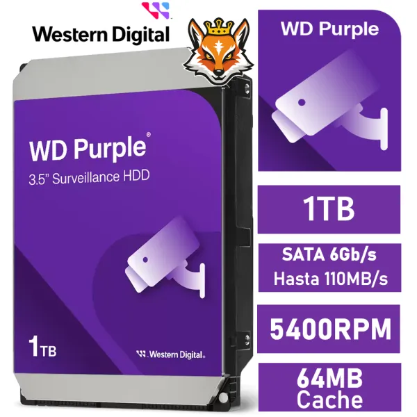 WD Purple 1TB 3.5" SATA3