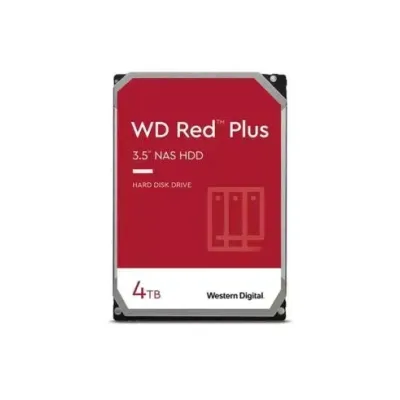 Disco Duro WD Red Plus NAS 4TB Disco interno HDD 3.5" 256MB