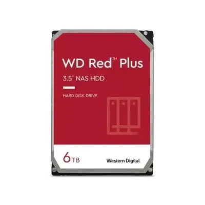 Disco Duro WD Red Plus NAS 6TB Disco Interno HDD 3.5" 256MB