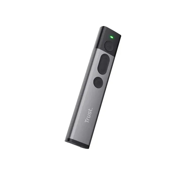 Presentador Inalambrico Trust Wireless - Laser Class 2 Color Rojo - Micro Receptor Inalambrico Color Del Mando Gris 23333