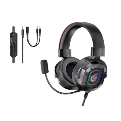 Conceptronic ATHAN03B Auriculares Gaming 7.1 Negros