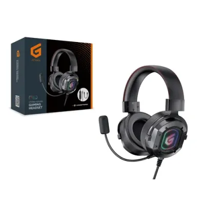 Conceptronic ATHAN03B Auriculares Gaming 7.1 Negros