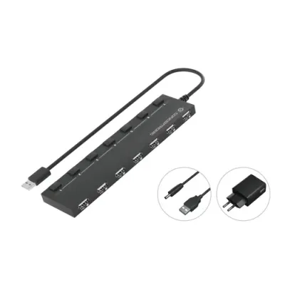 Conceptronic HUBBIES08BP HUB 7 Puertos USB 2.0 con Conceptronic HUBBIES08BP HUB 7 Puertos USB 2.0 con