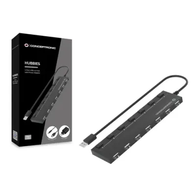 Conceptronic HUBBIES08BP HUB 7 Puertos USB 2.0 con Conceptronic HUBBIES08BP HUB 7 Puertos USB 2.0 con