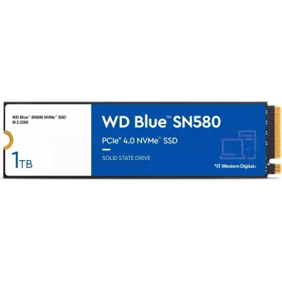 Disco Duro WD Blue SN580 1TB Disco SSD 4150MB/S NVMe PCIe 4.0
