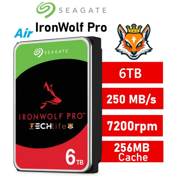Seagate IronWolf Pro NAS 6TB 3.5" SATA 3